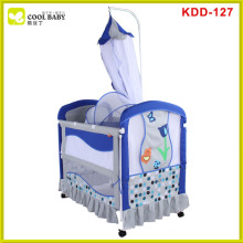 Stainless steel multi-functional baby crib